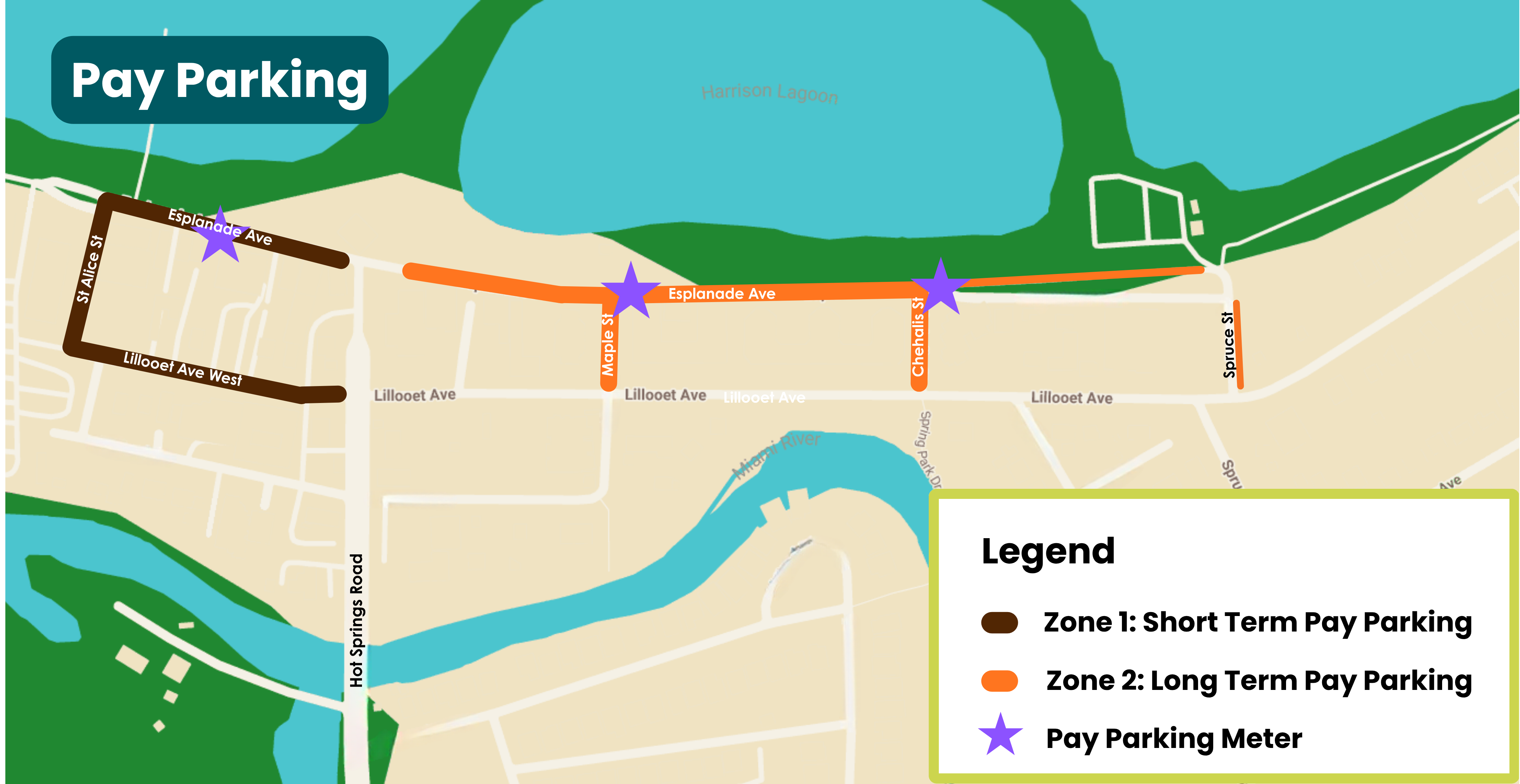 Pay Parking Map