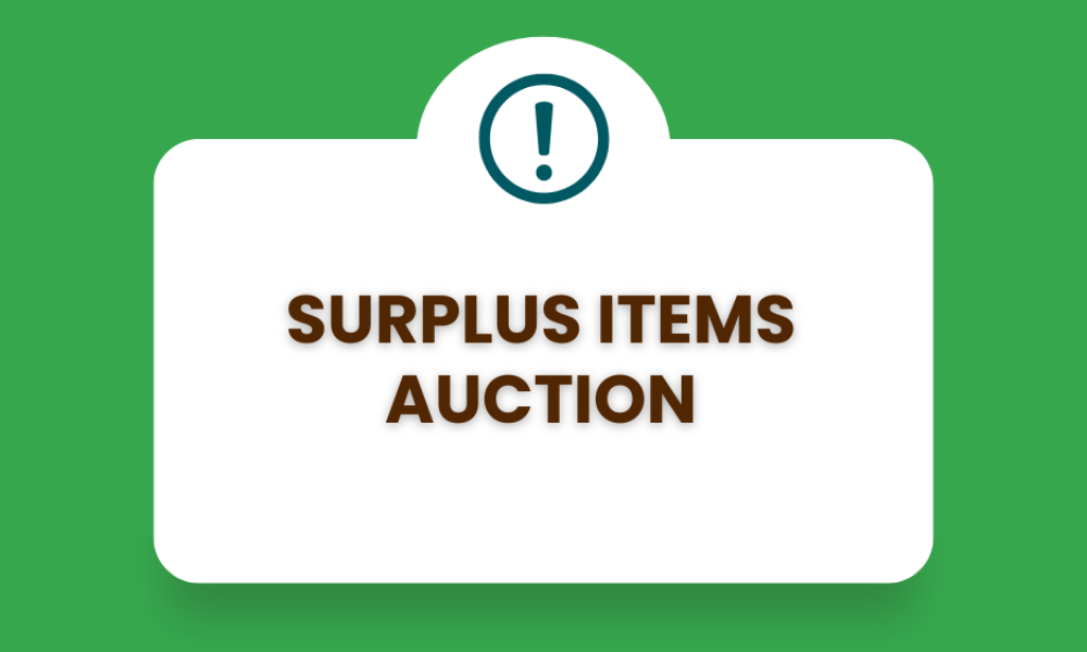 Surplus Items Auction