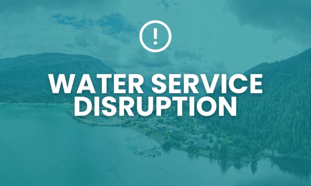 Water Service Disruption Graphic