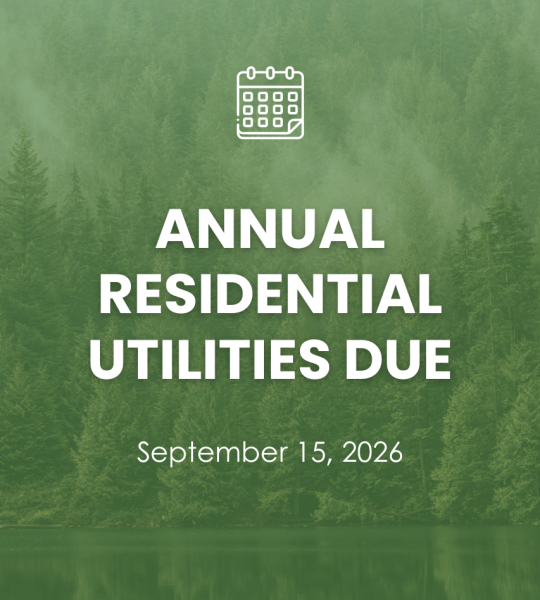 Annual Residential Utilities Due