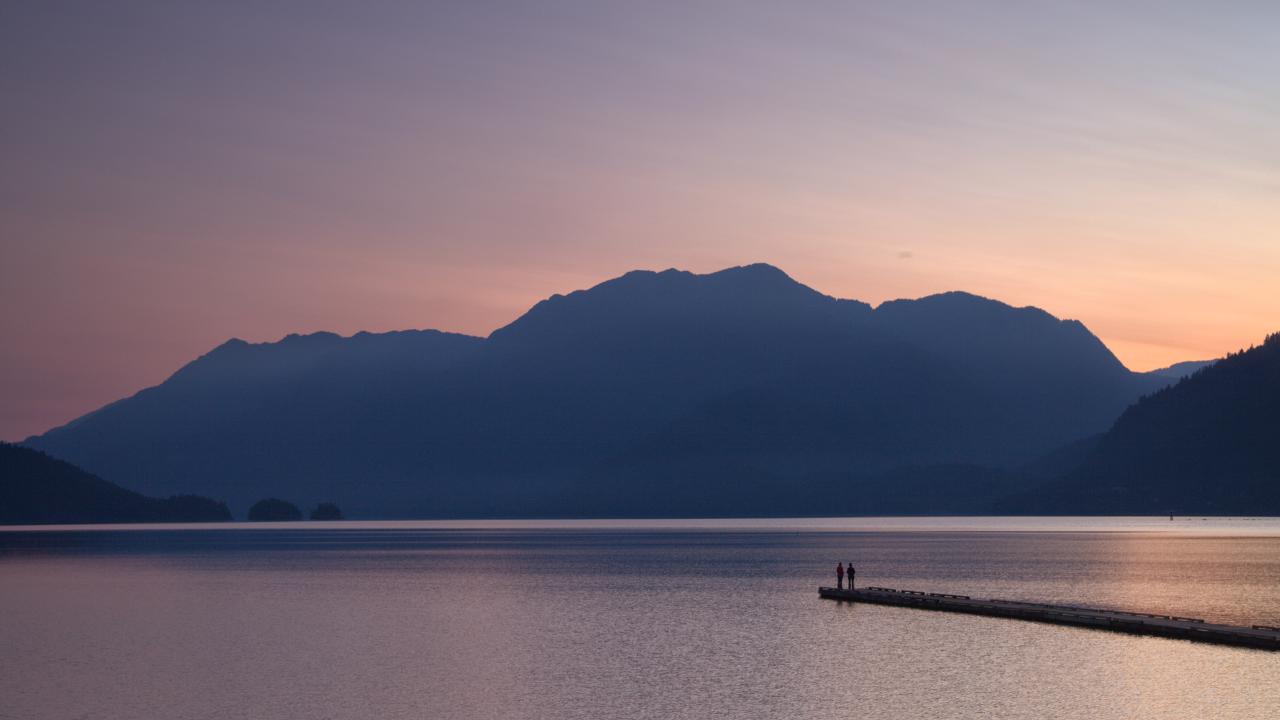 Harrison Lake Sunset