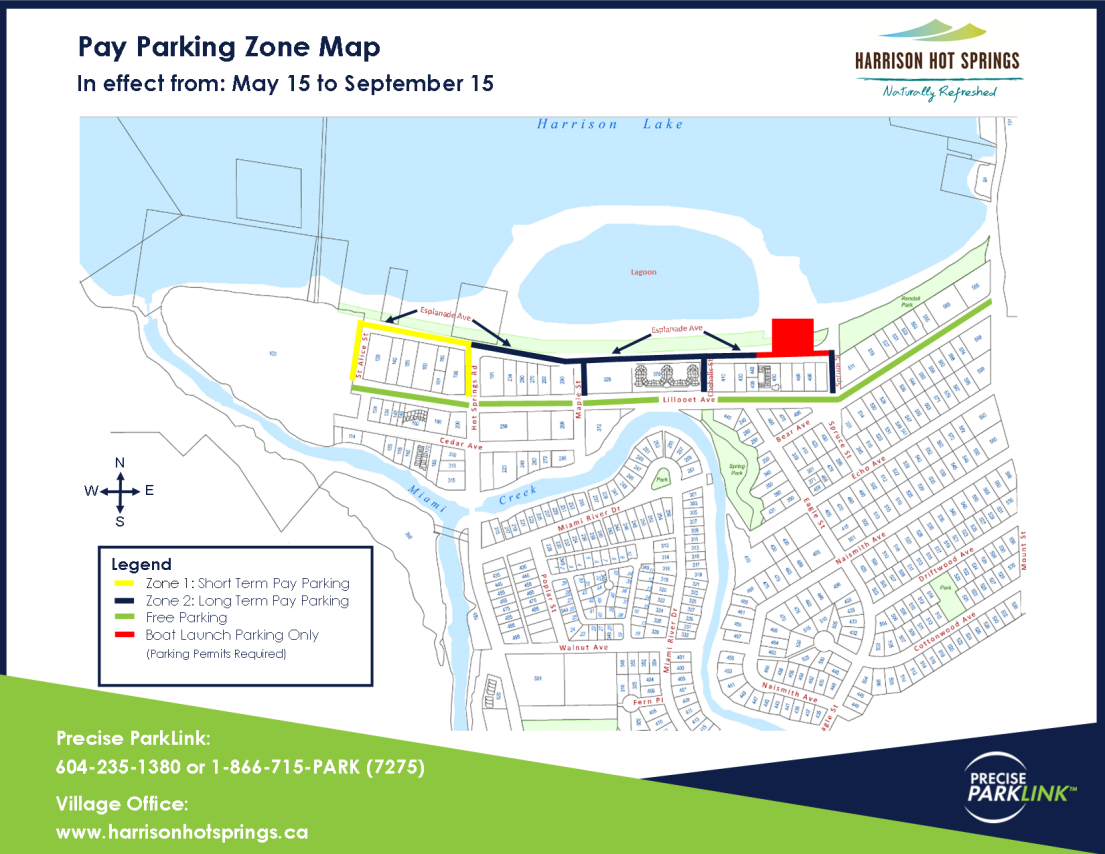 Pay Parking Zone Map