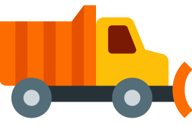 An icon of a snow plow