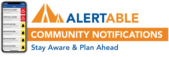 Alertable - Community Notifications. Stay Aware and Plan Ahead