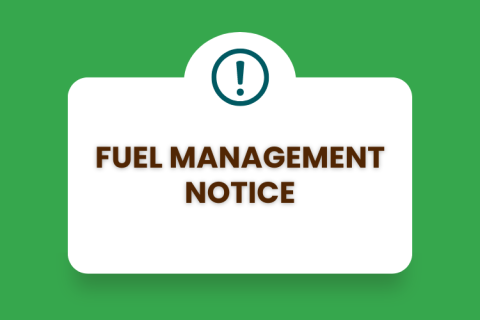 Fuel Management Notice