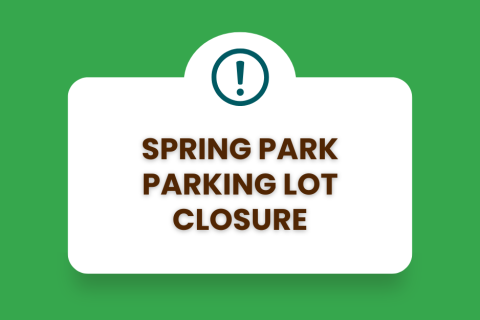 Spring Park Parking Lot Closure
