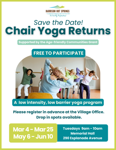 Chair Yoga Save the Date