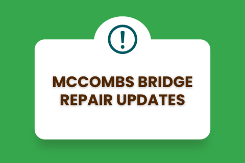 McCombs Bridge Repair Updates