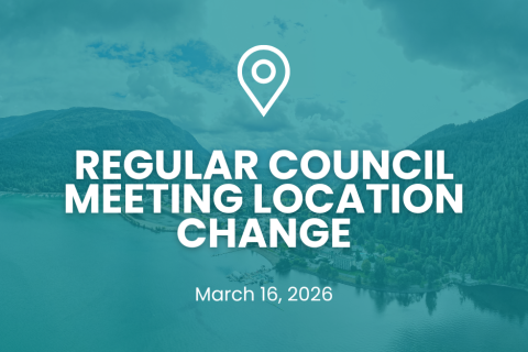 Regular Council Meeting Location Change