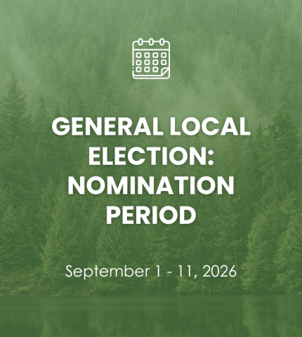 General Local Election: Nomination Period